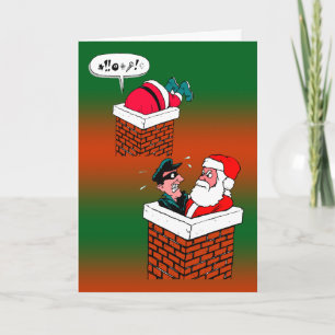 De Festividades Cartão do ladrão do Xmas
