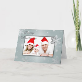 De Festividades Cartão do quadro da foto do Natal