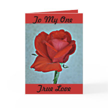 Cartão dos namorados da rosa vermelha