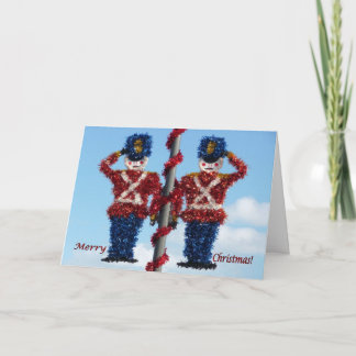 De Festividades Cartão dos soldados do Nutcracker do Natal