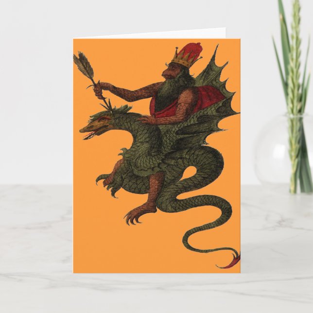 De Festividades Cartão Dragão (Frente)