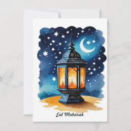 De Festividades Cartão Eid Mubarak