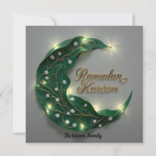 De Festividades Cartão Elegante Personalizado Ramadan Kareem