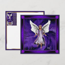 De Festividades Cartão em branco da Alma Roxa