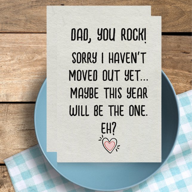 De Festividades Cartão engraçado do Dia dos Pais - Pai você arrasa (Funny Father's Day Card - Dad You Rock Lockdown Tools)