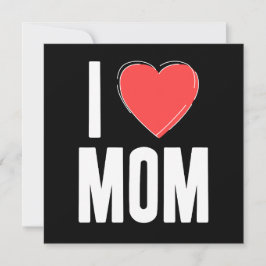 De Festividades Cartão Eu (Coração) Mamãe - Amor no Dia das Mães