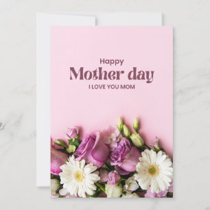 De Festividades Cartão Feliz Dia das Mães - Flores Silvestres Botâ