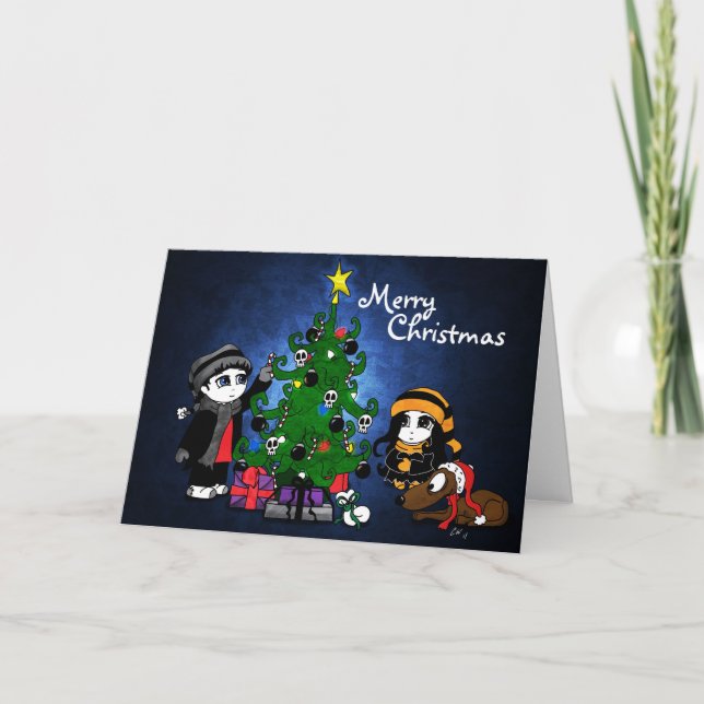 De Festividades Cartão "Feliz Natal" (Frente)