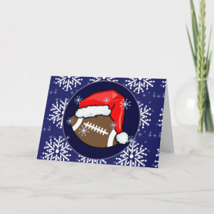 De Festividades Cartão - futebol decorativo do papai noel