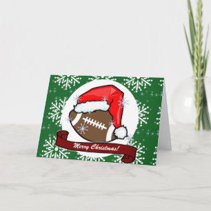 De Festividades Cartão - futebol decorativo do papai noel