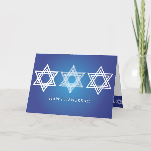 De Festividades Cartão Hanukkah (Frente)