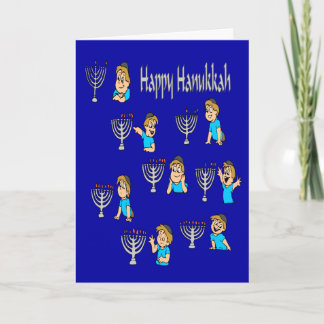 De Festividades Cartão Hanukkah