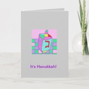 De Festividades Cartão Hanukkah: "Dreidel"