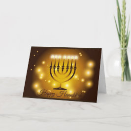 De Festividades Cartão Hanukkah Feliz