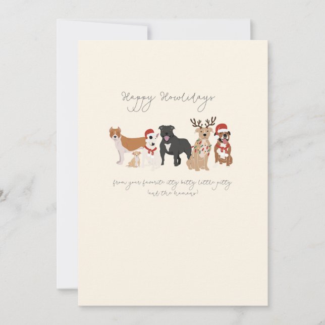 De Festividades Cartão Itty Bitty Pitty (Frente)