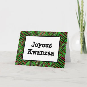 De Festividades Cartão Kwanzaa - Joyous #1