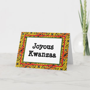 De Festividades Cartão Kwanzaa - Joyous #9