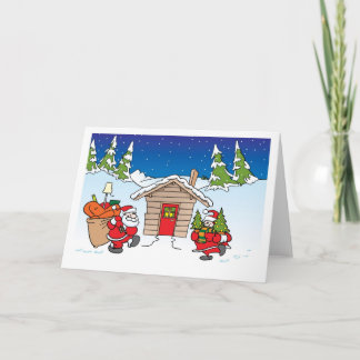 De Festividades Cartão movente do Natal