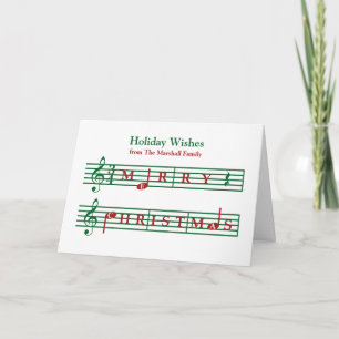 De Festividades Cartão Natal Musical