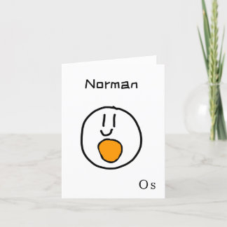 De Festividades cartão Norman