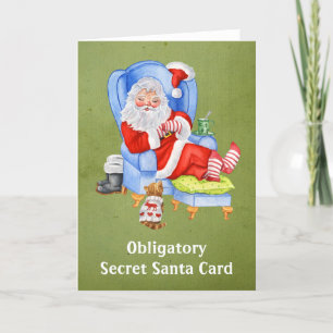 De Festividades Cartão Obrigatório do Amigo Secreto