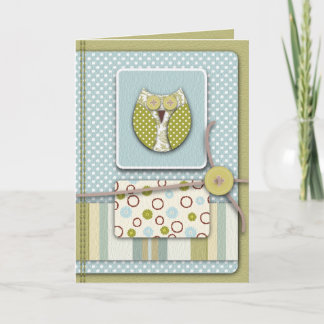 De Festividades Cartão Owl