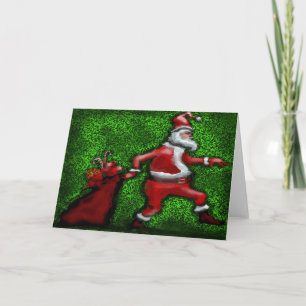 De Festividades Cartão Papai Noel