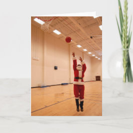 De Festividades Cartão Papai Noel Preto