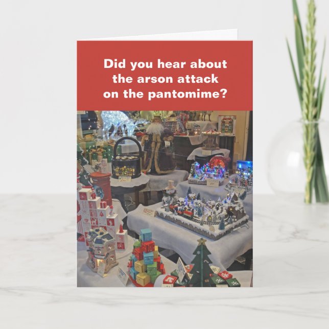 De Festividades Cartão para cinzas (Frente)