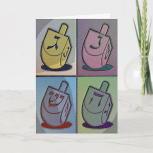 De Festividades Cartão Pastel Chanukah