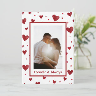 De Festividades Cartão Personalizado do Dia dos Namorados Forever 