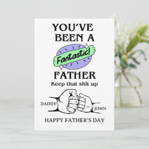 De Festividades Cartão personalizado do Dia dos Pais fantástico