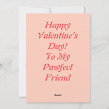 Cartão Personalizável do Dia dos Namorados do Cach