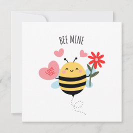 De Festividades Cartão Plano do Dia dos Namorados Bee Mine