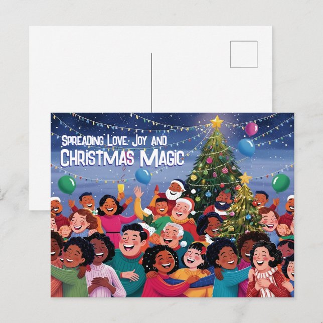 De Festividades Cartão postal (Frente/Verso)