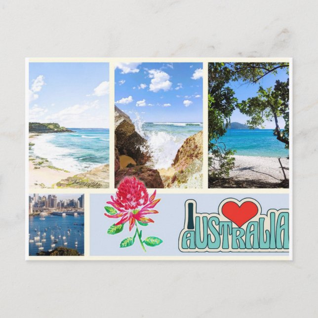 De Festividades Cartão postal Austrália (Frente)