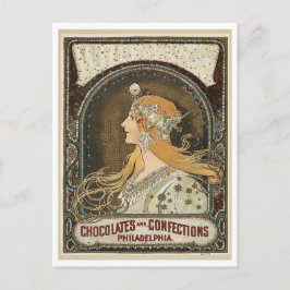De Festividades Cartão postal - Chocolates e Confeitaria Art Nouve