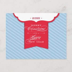 De Festividades CARTÃO POSTAL CHRISTMAS: lapela 5L