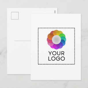 De Festividades Cartão postal com logotipo personalizado, quantida