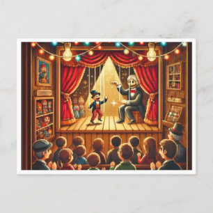 De Festividades Cartão postal do Dia Nacional da Puppetry Pixel