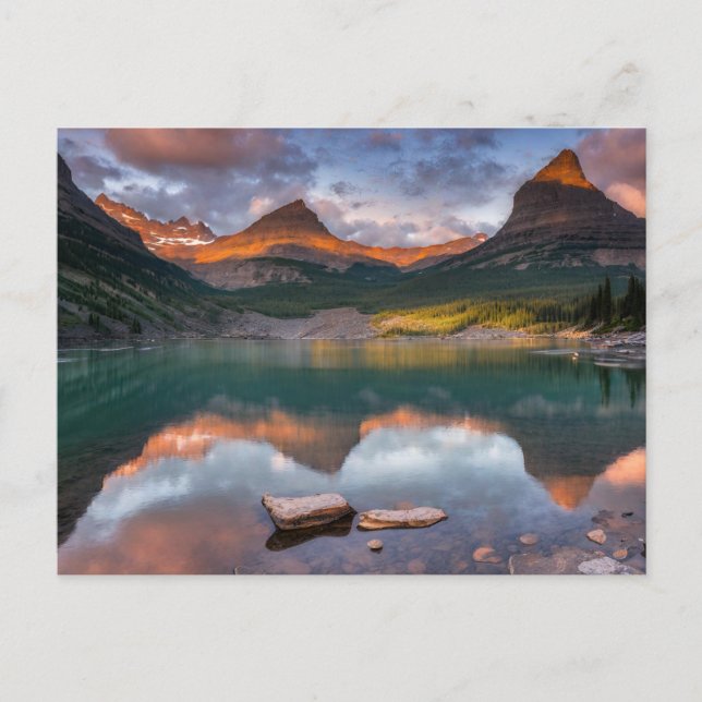 De Festividades Cartão postal do Glacier National Park USA (geleir (Frente)