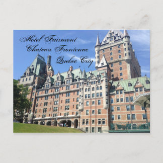 De Festividades Cartão postal do Hotel Fairmont Chateau Frontenac