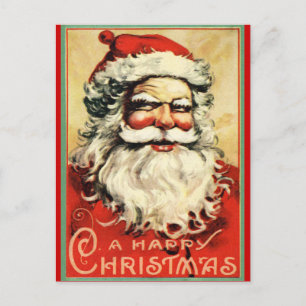 De Festividades Cartão postal do mau Santa Claus