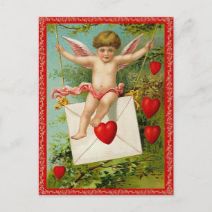 De Festividades Cartão postal do Namorados Vintage