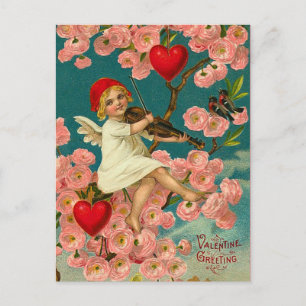 De Festividades Cartão postal do Namorados Vintage