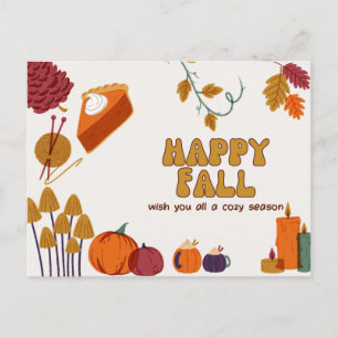 De Festividades Cartão postal do outono feliz