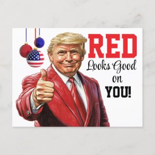 De Festividades Cartão postal do Presidente Donald J Trump