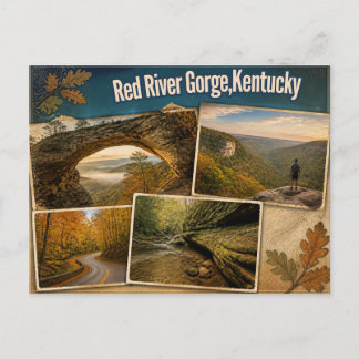 De Festividades Cartão postal do Red River Gorge, Kentucky
