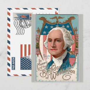 De Festividades Cartão postal do soldado patriótico segurando a ba