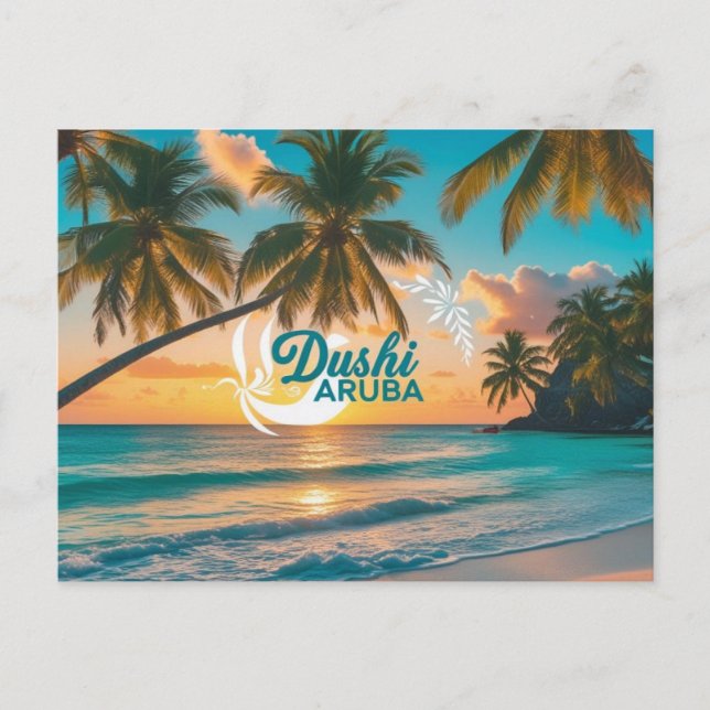 De Festividades Cartão postal Dushi aruba (Frente)